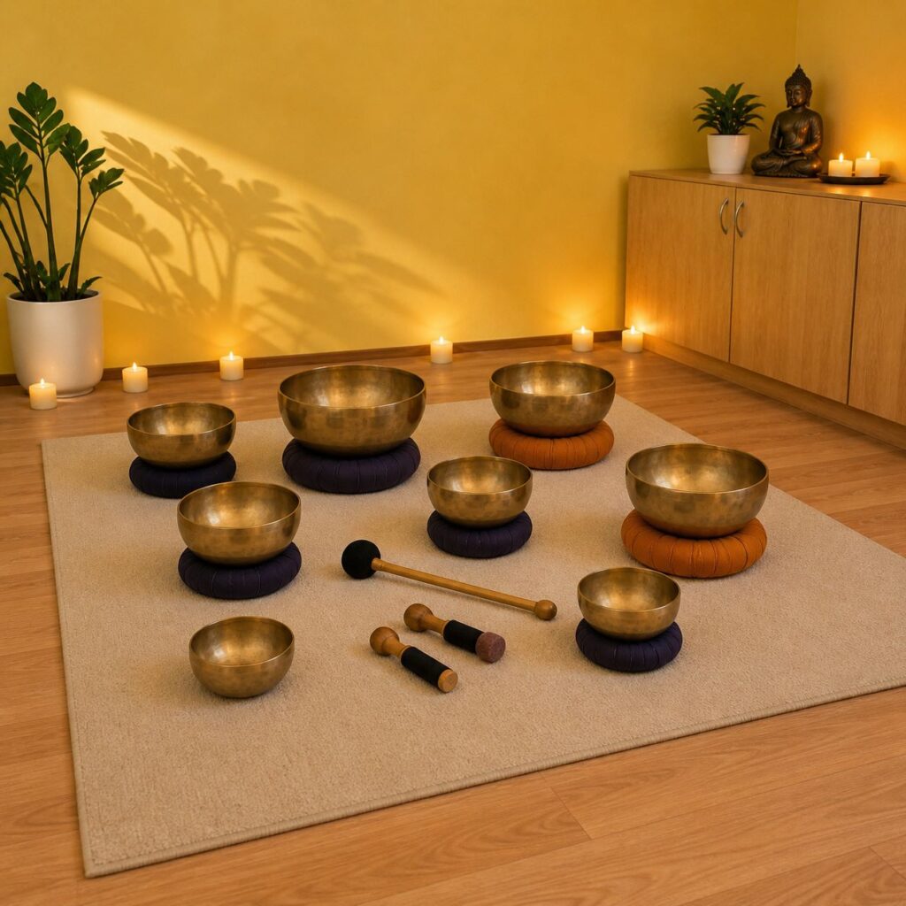 Kézzel készített tibeti hangtálak – Hi Harmony Stúdió, Gödöllő